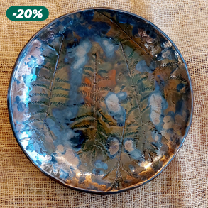 Őszi hangulatú kerámia tál