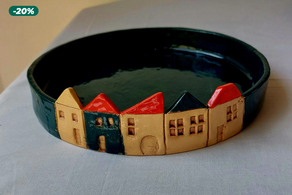 Kerámia kínáló tál