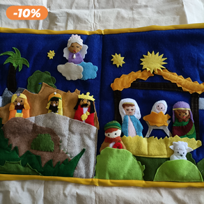 Ujjbábkészlet karácsony mappában 