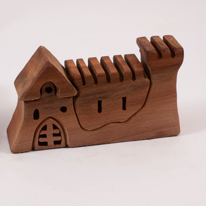  Fa vár, fa építő, kirakó