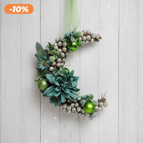 Hold alakú ajtódísz