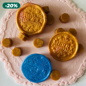 Karácsonyi viaszpecsét