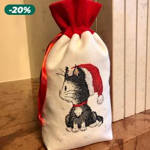 Mikulás zsák - piros