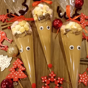 Kézműves forró csokoládé  rénszarvas