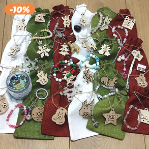 Adventi kalendárium adventi naptár ásványékszerekkel