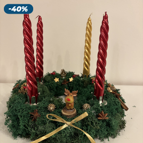 50 darabos DIY Adventi koszorú táska