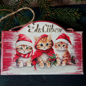 Mikulàs cicàk- adventi ajtókopogtató 