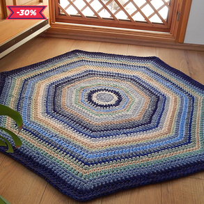   Szőnyeg Horgolt  kerek 