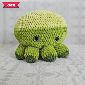 Horgolt plüss polip