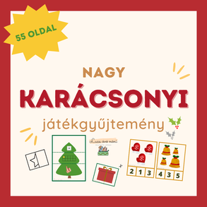55 oldalnyi karácsonyi fejlesztő játék (nyomtatható)