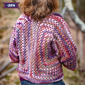 Hexagon Kardigán pink