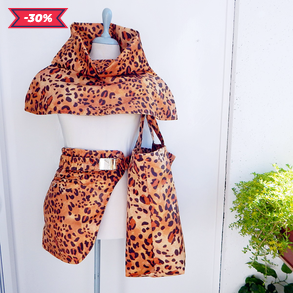 Flinstones szett - pelerinsál, övtáska, hatalmas táska