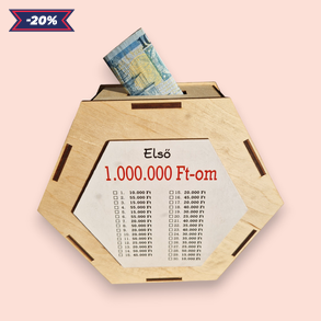 Első egymillió forintom persely