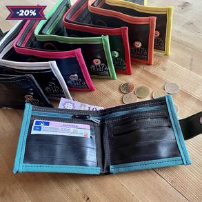 Pénztárca bicikligumiból