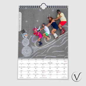 Egyedi fényképes naptár névnapokkal, ünnepnapokkal 2026