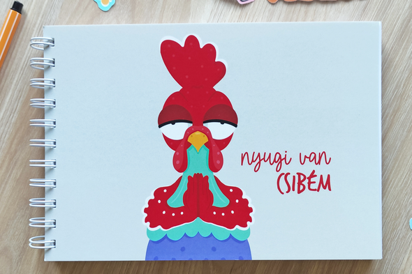 Éves kreatív tervező - nyugi van csibém borítóval