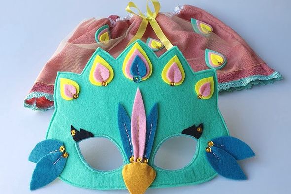 Pompázatos páva farsangi jelmez szett –AZONNAL VIHETŐ!!!