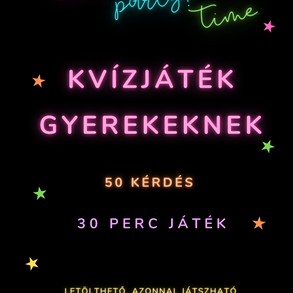 Szilveszteri kvízjáték gyerekeknek