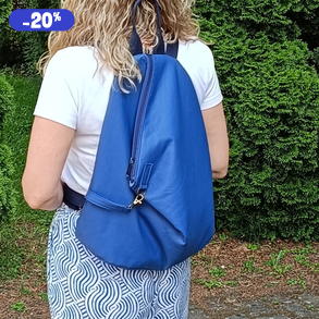 Designer királykék női hátizsák 