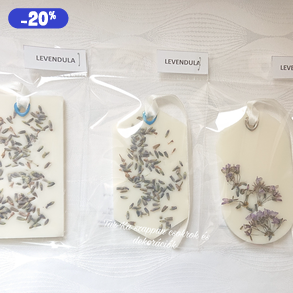 Akasztható levendula illatviasz illatosító 