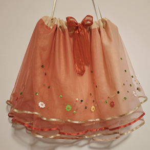 Nyártündér kislány tüll szoknya jelmez