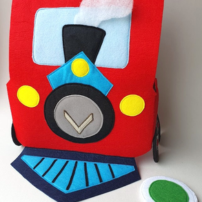 Vonat/mozdony farsangi jelmez szett- AZONNAL VIHETŐ!