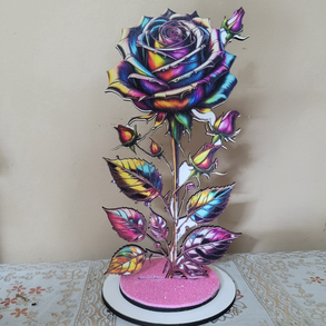 Szivárványos örök rózsa 