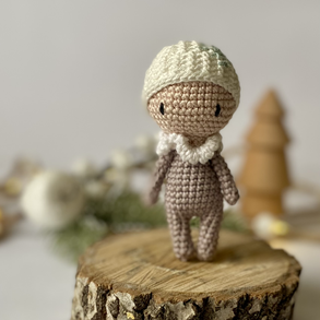 Mistral – horgolt téli baba / handmade winter doll (kesz termek)