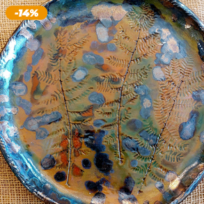 Őszi hangulatú kerámia tál