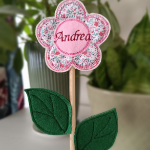 Névnapi ajándék textil virág 