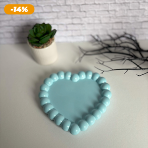 Gipsz - Cement Szív alakú tálka