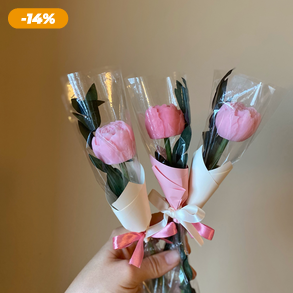 Illatos bazsarózsa (szójaviaszból) - kézműves ajándék Valentin napra, Nőnapra vagy más alkalomra