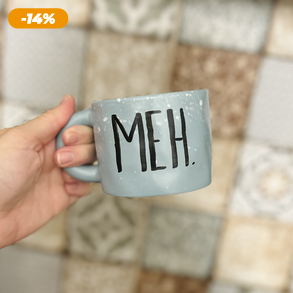 MEH feliratos bögre