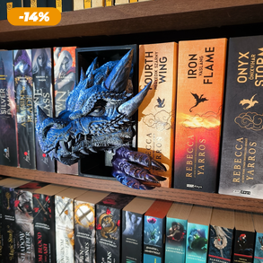 Sárkányfej booknook színváltós