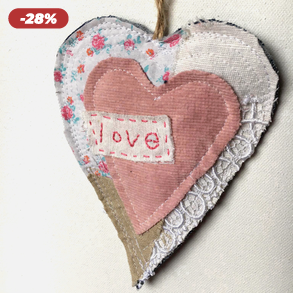 SHABBY LOVE. - - - - Dekorációs szív esküvőre-eljegyzésre-évfordulóra-Bálint-napra