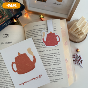 Teáskanna - mágneses könyvjelző 