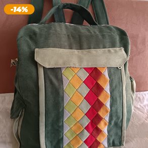 Kockacsoda (zöld hátizsák)