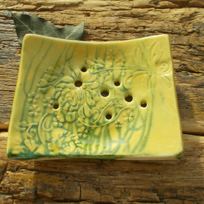  Szappantartó repesztett mázzal