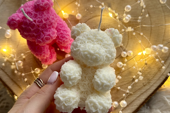 Rózsamaci gyertya – kézműves különlegesség 