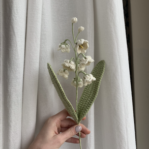 horgolt gyöngyvirág