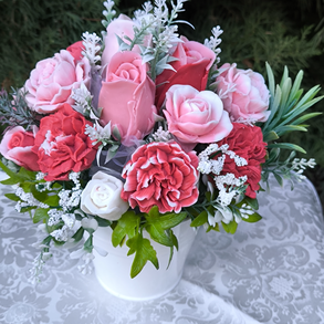 Szegfűs virágcsokor