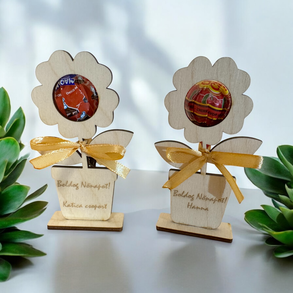 Nőnapi örök virág - nyalókatartós