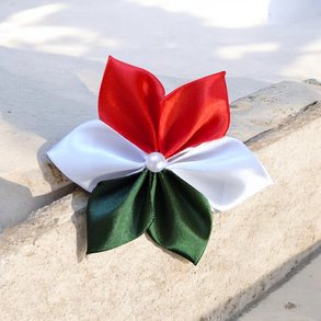 Nemzeti kitűző - kokárda mágneses rögzítéssel