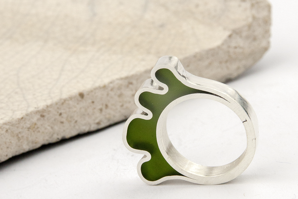 Moha - ezüst gyűrű