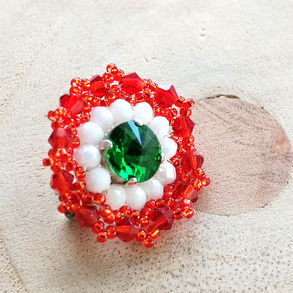 Mini kokárda, mini nemzeti színű kiegészítő, mini trikolor bross