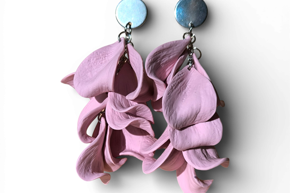 Velvet Symphony fülbevaló Eperkrém