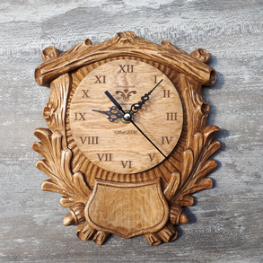 vadászóra vadászajándék szarvasóra trófeaalátét trófeaóra faóra óra falióra