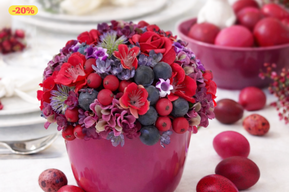 Modern asztaldísz dohányzóasztalra