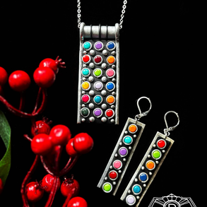 Tarka bogyós ékszer szett