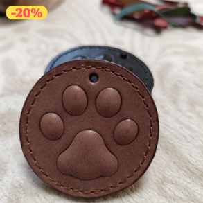 Barna tappancs kulcstartó